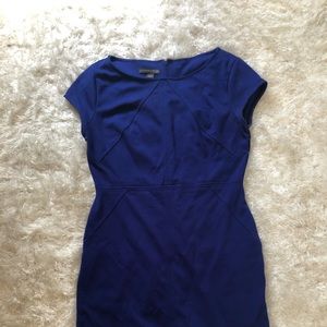 Cobalt blue business dress.